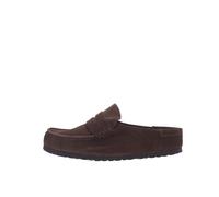Birkenstock 1031701 Naples Wrapped Carafe Sabot per Donna in camoscio Marrone Scuro