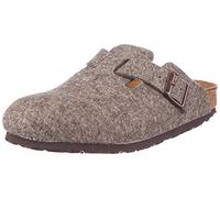 Birkenstock 160583 Boston Cocoa, Felt Zoccoli Uomo, Cocoa EU 42