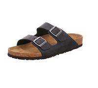 Birkenstock 551253 Arizona SFB black, Birko Flor sandalo Uomo, Black EU 43