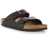 Birkenstock 551253 Arizona SFB black, Birko Flor sandalo Uomo, Black EU 45