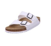 Birkenstock Arizona White, Birko Flor, PIANELLE Unisex-Adulto, 45 EU