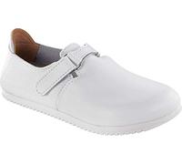 BIRKENSTOCK 583174-38 - Calzettoni normali, in pelle naturale, misura 38, colore: Bianco