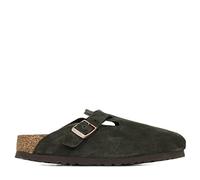 Birkenstock 660463 Boston SFB Mocca, Suede Leather Zoccoli Uomo, Mocca EU 36