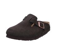 Birkenstock 660463 Boston SFB Mocca, Suede Leather Zoccoli Uomo, Mocca EU 37