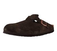 Birkenstock Boston SFB Mocca, Suede Leather, Sabot Uomo, Marrone, 41 EU