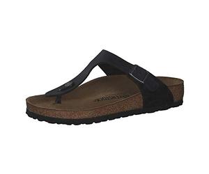 Birkenstock 845251 Gizeh black, Oiled Leather INFRADITO Uomo, Black EU 45