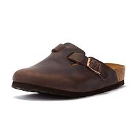 Birkenstock 860131 Boston Habana, Oiled Leather Zoccoli Uomo, Habana EU 44