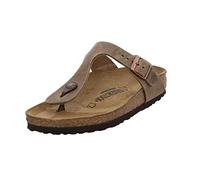 Birkenstock Gizeh Fettleder Art. Nr. 943811, Flip flop unisex adulto, Marrone, 35