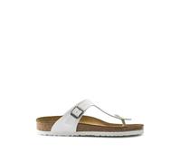 Birkenstock 943871 Gizeh pearl white, Birko Flor Graceful INFRADITO Donna, White EU 41