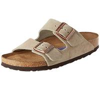 Birkenstock 951303 Arizona SFB taupe, Suede Leather PIANELLE Uomo, Taupe EU 38