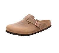 Birkenstock 960813 Boston Tabacco Brown, Oiled Leather Zoccoli Uomo, Brown EU 43