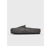 Birkenstock Amsterdam Wrapped Suede Leather men grey in taglia:43