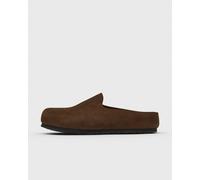 Birkenstock Amsterdam Wrapped Suede Leather men Sandals & Slides brown in taglia:38
