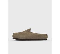 Birkenstock Amsterdam Wrapped Suede Leather men Sandals & Slides grey in taglia:38