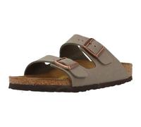 Ciabatte Birkenstock Arizona Birko-Flor Birkibuc Gris 41 Stretto