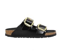 CIABATTE UNISEX BIRKENSTOCK arizona big buckle ciabatta in pelle SHINE BLACK 37