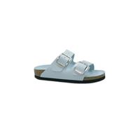 BIRKENSTOCK ARIZONA BIG BUCKLE 1030374 baby blue high shine ciabatte donna fibbi