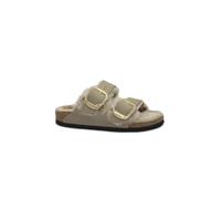 Birkenstock Arizona Big Buckle 1030384 Tabacco Brown Beige Ciabatte Donna Fibbie Pelo 41
