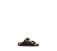 BIRKENSTOCK ARIZONA BIG BUCKLE Ciabatta donna nera in nabuk 37