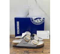 Birkenstock Arizona Big Buckle Pelle Stone Premium Leather Birkenstock 40