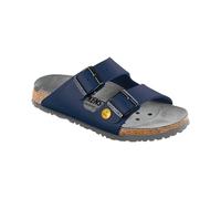 BIRKENSTOCK Arizona Birko-flor Esd Unisex Scarpe da lavoro ARIZONA Antistatica Birko-Flor Bianco Misura 35 - Plantare sottile, Blu, 47 EU