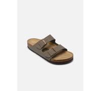 Birkenstock 151211 Arizona stone, Birkibuc PIANELLE Uomo, Stone EU 45