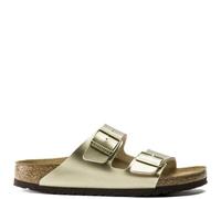 Sandali Birkenstock Arizona Birko-Flor calzata stretta dorato - 39