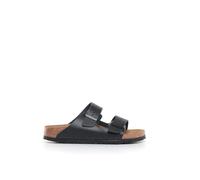 Birkenstock Arizona Natural Leather Narrow Sandals Nero EU 39