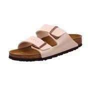 Birkenstock Arizona Birko-Flor, Sandali a Punta Aperta Donna, Bianco (Pearl White Pearl White), 36 EU