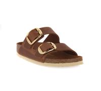 Ciabatte con fascia Birkenstock Arizona Big Buckle Cuoio 37