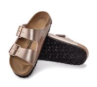 BIRKENSTOCK Arizona Donna Sandali Oro Rosa ciabatte pelle 37 38 39 40 41 42 fibb