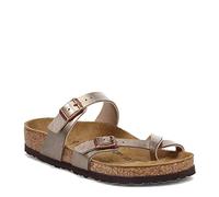 Birkenstock Passe-pouces Mayari Birko-Flor Graceful Taupe, Sandali Donna, 41 EU Larga