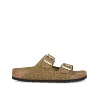 BIRKENSTOCK Arizona Leo Khaki, Synthetics, Sandali Donna, 38 EU