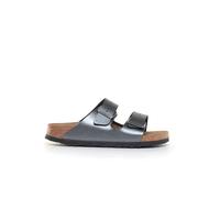 Sandali Birkenstock Arizona Birko-Flor Narrow grigio scuro marrone - 37