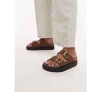 Birkenstock - Arizona Papillio - Sandali con suola spessa color tè scuro-Marrone 39