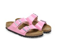 BIRKENSTOCK ARIZONA PATENT CANDY PINK BLACK CIABATTE ROSA LUCIDO VERNICE