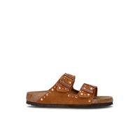 BIRKENSTOCK ARIZONA RIVET BORDER Ciabatta donna mink in suede 38