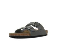 Birkenstock Arizona, Sandali a Punta Aperta Uomo, Grigio (Dark Grey Dark Grey), 40 EU