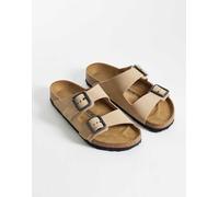 Birkenstock - Arizona - Sandali in pelle color sabbia-Neutro 44