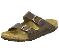 Birkenstock Arizona - Sandali unisex - adulto, Marrone (Habana), 37 (Stretta)