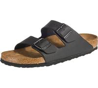 Birkenstock Arizona, Sandali Unisex Adulto, Nero (Schwarz), 47 (Stretta)