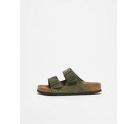 Birkenstock - Arizona - Sandali unisex verde timo in camoscio 42