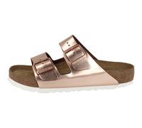 Birkenstock Arizona Sandalo In Pelle Liscia Con Soletta Morbida Slim Da Donna