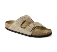 Birkenstock Sandali Arizona in pelle Suede Beige Stretto 42