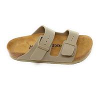 Birkenstock Arizona SFB, Sandali a Punta Scoperta Donna, Cachi sbiadito, 37 EU Estrecho