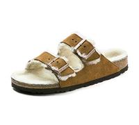 BIRKENSTOCK Pelle di Agnello Arizona, Sabot Unisex-Adulto, Visone, 42 EU