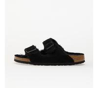 Birkenstock Arizona Shearling Suede Leather/ Fur Black 38