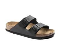 BIRKENSTOCK Arizona SL Birko-Flor Sandalo unisex per adulti, vestibilità normale, Nero , 43 EU Schmal