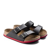 BIRKENSTOCK ARIZONA SL BLACK/RED CIABATTE DA LAVORO FONDO SUPER GRIP