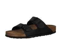 Birkenstock Arizona - Slipper - Birko-Flor - Schwarz - Weichbettung - Schmal - Größe 39